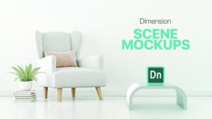 Adobe Dimension hỗ trợ người dùng tạo mockups 3D chuyên nghiệp để trình bày sản phẩm hoặc thiết kế.