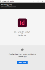 Cách tải Adobe indesign 2021