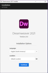 Hướng dẫn tải Adobe Dreamweaver 2022