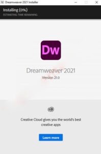 Hướng dẫn tải Adobe Dreamweaver 2022