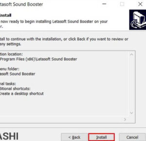 cài đặt Sound Booster