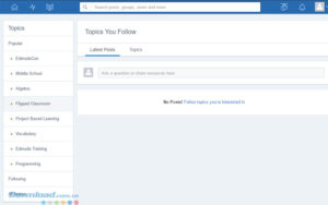 Theo dõi các câu hỏi và bài tập theo chủ đề trên Edmodo