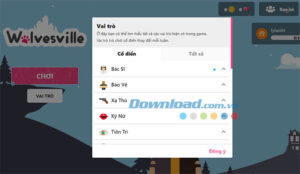 Trong Wolvesville Online, có rất nhiều vai trò với những đặc điểm và khả năng độc đáo.