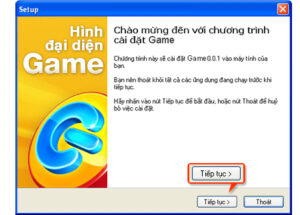 mở file cài đặt game (.exe) mà bạn vừa tải về