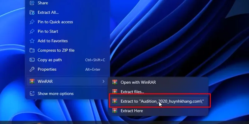 Adobe Audition 2020 Hướng dẫn Tải & Cài đặt chi tiết 11 Giải nén phần mềm adobe audition 2020