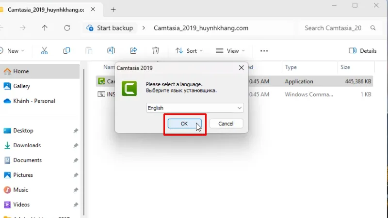 Camtasia 2019 Hướng dẫn chi tiết đơn giản nhất 12 Bấm Ok