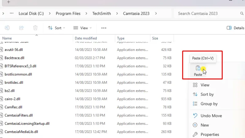 Camtasia 2023: Cách cài đặt miễn phí 22 Paste vào như hình