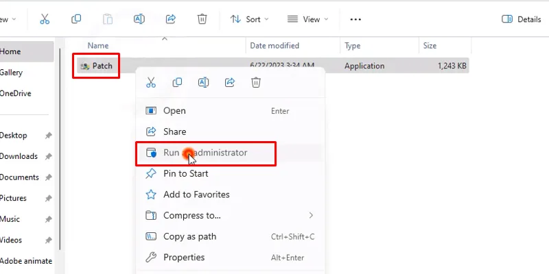 Tải Encoder 2023 Miễn Phí - Cài Đặt Nhanh Chóng 15 chuột phải file patch và chọn run as admin