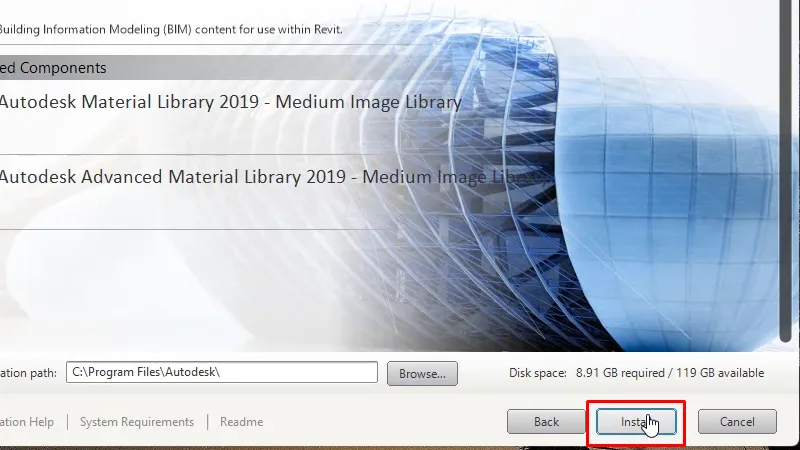 Revit 2019: Hướng Dẫn Cài Đặt Chi Tiết Từ 15 Bấm Install