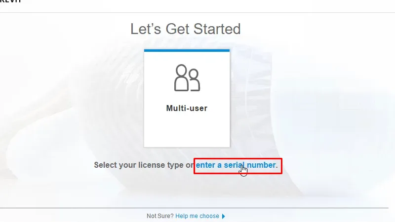 Revit 2019: Hướng Dẫn Cài Đặt Chi Tiết Từ 17 Bấm vào enter a serial number