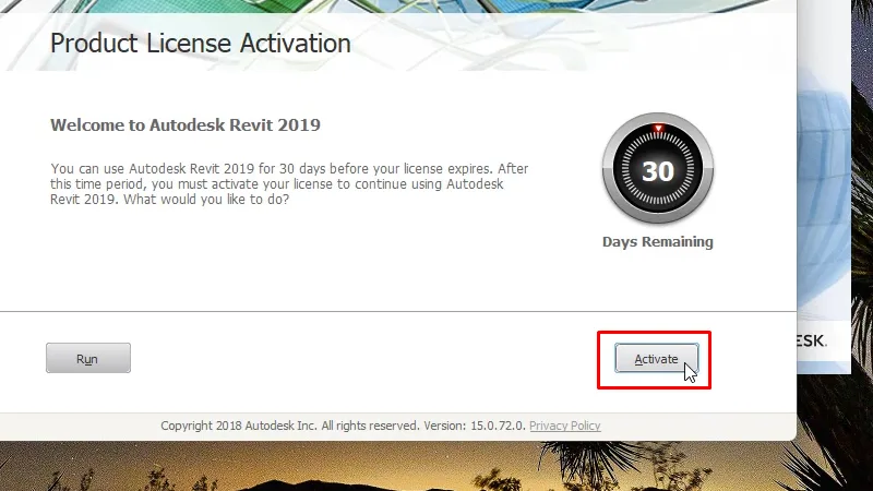 Revit 2019: Hướng Dẫn Cài Đặt Chi Tiết Từ 19 Bấm Activate