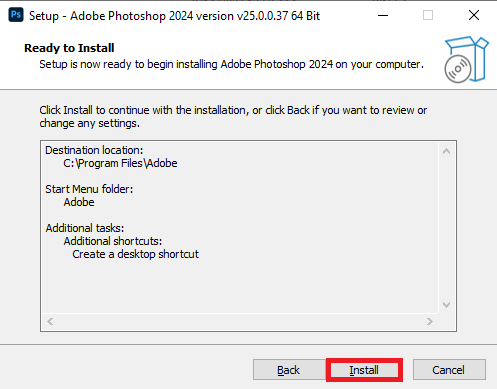 Hướng dẫn cài đặt phần mềm Adobe Photoshop 2024