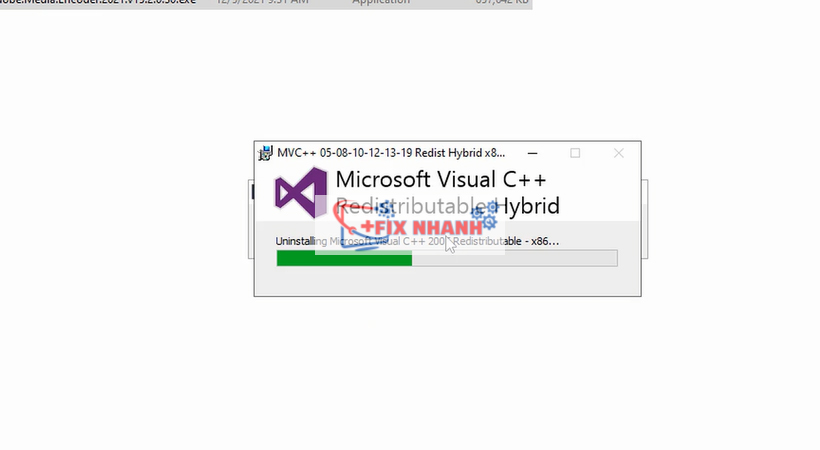 đợi phần mềm encoder 2021 cài đặt