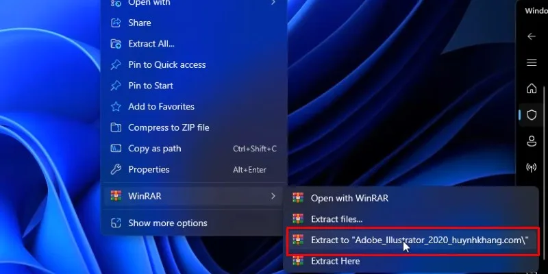 Adobe Illustrator 2020 Hướng Dẫn Tải Và Cài Đặt 11 Giải nén phần mềm Adobe illustrator 2020