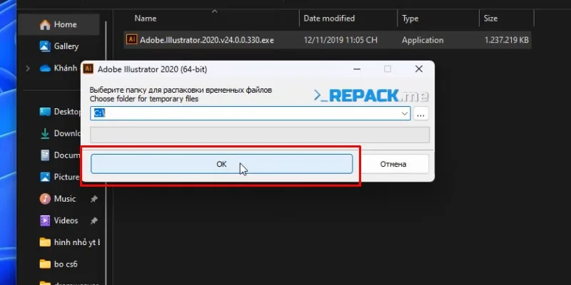 Adobe Illustrator 2020 Hướng Dẫn Tải Và Cài Đặt 13 bấm ok