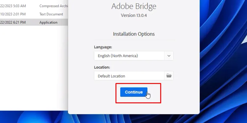 Bridge 2023: Tải - Cài đặt Và Kích hoạt 12 bấm continue