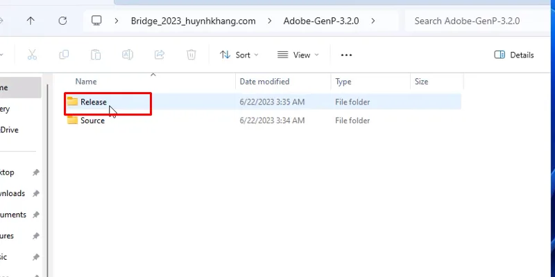 Bridge 2023: Tải - Cài đặt Và Kích hoạt 15 vào thu mục như hình