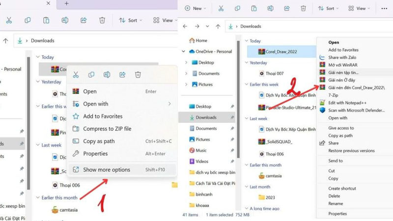  Tải CorelDRAW 2023 và giải nén