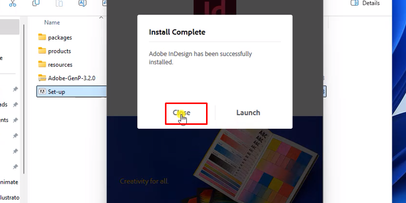 InDesign 2023: Tải - Cài đặt Và Kích Hoạt 13 Bấm close