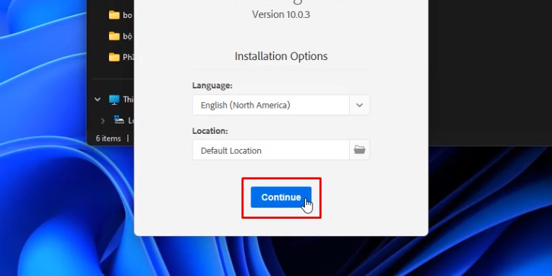 Adobe Bridge 2020 Tải Và Cài Đặt 13 bấm continue