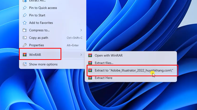 Adobe Illustrator 2022 Cách cài đặt đơn giản nhất 10 giải nén phần mềm Adobe Illustrator 2022