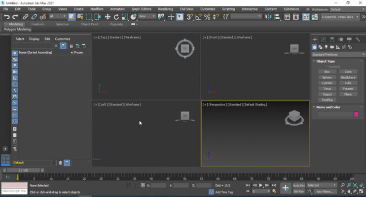 cài đặt phần mềm AutoDesk 3Ds Max 2021